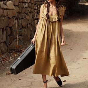 DOEN PENELOPE DRESS IN VERBENA (L)